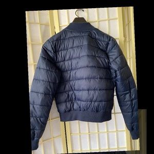 Garage puffer bomber jacket